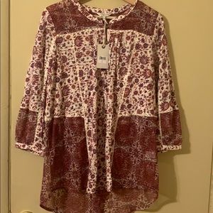 Lucky Brand 1X NWT blouse